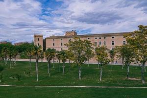 maurisch historisch Palast im das Spanisch Stadt von Saragossa foto