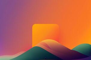 abstrakt 3d Textur Regenbogen geometrisch bunt Hintergrund kostenlos Foto ai generativ
