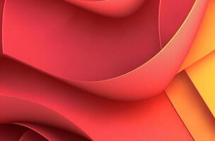 abstrakt 3d rot Blau gelb Regenbogen Textur geometrisch bunt Hintergrund kostenlos Foto ai generativ