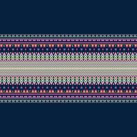 Ikat geometrisch Folklore Ornament. Stammes- ethnisch Textur. nahtlos gestreift Muster im aztekisch Stil. Zahl Stammes- Stickerei. indisch, skandinavisch, Gyp sy, Mexikaner, Volk Muster. nahtlos Muster fabelhaft foto