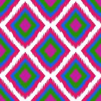 Ikat geometrisch Folklore Ornament. Stammes- ethnisch Textur. nahtlos gestreift Muster im aztekisch Stil. Zahl Stammes- Stickerei. indisch, skandinavisch, Gyp sy, Mexikaner, Volk Muster.ikat Muster. foto