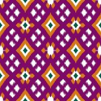 Ikat geometrisch Folklore Ornament, Stammes- ethnisch Textur. nahtlos gestreift Muster im aztekisch Stil, Zahl Stammes- Stickerei, skandinavisch, Ikat Muster foto