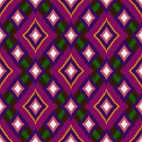 Ikat geometrisch Folklore Ornament, Stammes- ethnisch Textur. nahtlos gestreift Muster im aztekisch Stil, Zahl Stammes- Stickerei, skandinavisch, Ikat Muster foto