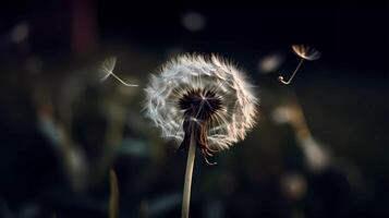 schön botanisch Blume Eleganz Stimmung oder Emotion generativ ai foto