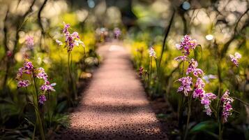 schön botanisch Blume Eleganz Stimmung oder Emotion generativ ai foto