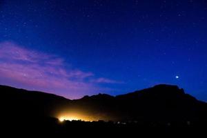 malerischer Blick auf die Berge foto