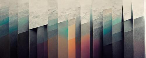 abstrakt Konzept chromatisch gestreift Hintergrund. generativ ai foto
