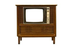 Retro-Vintage-Fernseher foto