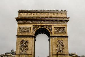 arc de triomphe, paris foto