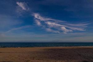 Strand Landschaft Frieden und ruhig auf ein sonnig warm Tag foto