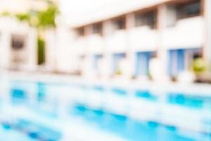 abstrakte Unschärfe Hotel Pool Resort Hintergrund foto