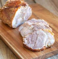 Porchetta - italienischer Schweinebraten foto