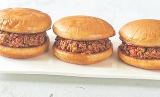 Sloppy Joe - amerikanisches Sandwich foto