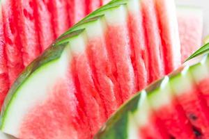 selektiver Fokus Wassermelonenscheibe foto