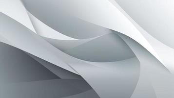 abstrakt Hintergrund mit glatt Linien im grau Farben, 3d Illustration foto