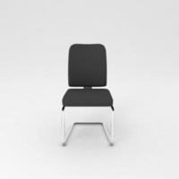 Sessel 3d machen realistisch Möbel Vorderseite Aussicht foto