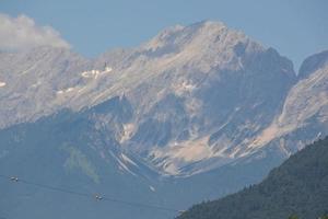 malerischer Blick auf die Berge foto