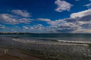 Strand Landschaft Frieden und ruhig auf ein sonnig warm Tag foto