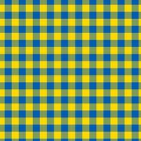 eamless Gingham Muster gemacht von ukrainisch Flagge Streifen foto