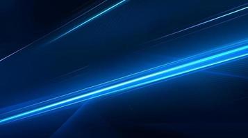 abstrakt futuristisch Hintergrund mit glühend Blau Licht Wirkung. hoch Geschwindigkeit. Hi-Tech. abstrakt Technologie Hintergrund Konzept foto