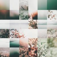 minimalistisch Sommer- Hintergrund zum Sozial Medien Post. Illustration ai generativ foto