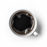 Espresso Kaffee Tasse isoliert. Illustration ai generativ foto