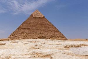 Pyramide von Khafre in Gizeh, Ägypten foto