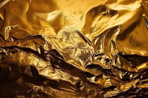 Gold vereiteln Textur Hintergrund Illustration mit generativ ai foto