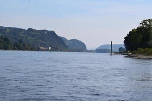 breit Rhein im Sommer- foto