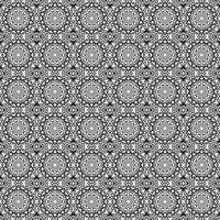 klassische Batik nahtlose Muster Hintergrund geometrische Mandala Wallpaper. elegantes traditionelles Blumenmotiv foto