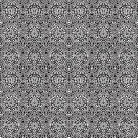 klassische Batik nahtlose Muster Hintergrund geometrische Mandala Wallpaper. elegantes traditionelles Blumenmotiv foto