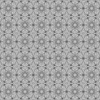 klassische Batik nahtlose Muster Hintergrund geometrische Mandala Wallpaper. elegantes traditionelles Blumenmotiv foto