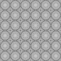 klassische Batik nahtlose Muster Hintergrund geometrische Mandala Wallpaper. elegantes traditionelles Blumenmotiv foto