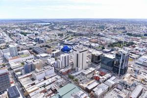 Perth, Australien - - jul 27, 2015-Wolkenkratzer von Perth Stadt, ist das Hauptstadt und größten Stadt von das australisch Zustand von Western Australien, auf Juli 27, 2015 foto