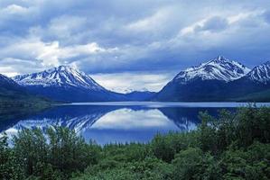 Dämmerung im das Yukon foto