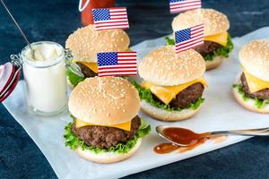 amerikanisch Mini Burger foto