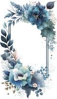 Aquarell Blumen- Illustration einstellen - - Blumensträuße, rahmen, Grenze. Blumen, Rose, Pfingstrose, Blatt Geäst Sammlung. Hochzeit lädt ein, Tapeten, Mode. Eukalyptus Olive Blätter Kamille, generieren ai foto