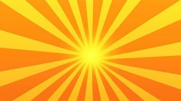 Gelb und Orange Sunburst Hintergrund foto