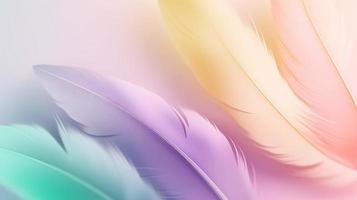 bunt Gefieder Hintergrund, Sanft Pastell- Farben, abstrakt Hintergrund. foto