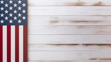 USA Flagge Hintergrund mit Kopieren Raum, geeignet zum Gruß Unabhängigkeit Tag Feier, generieren ai foto