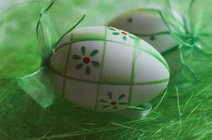 Ostern Ei Grün foto