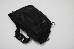 schwarz Schlinge Tasche Foto