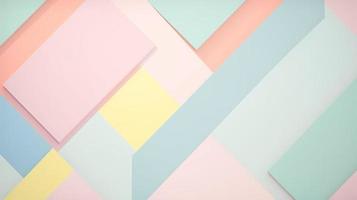 abstrakt geometrisch Hintergrund. minimalistisch Design. Pastell- Farben. foto