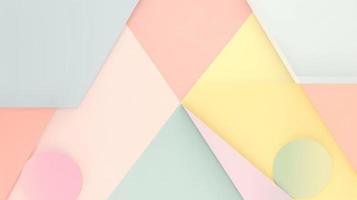 abstrakt Papier Hintergrund im Pastell- Farben, geometrisch Papier Design, Vektor Illustration foto