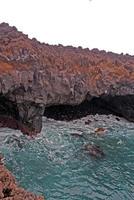 ursprünglich vulkanisch Landschaften von das Spanisch Insel von Lanzarote foto