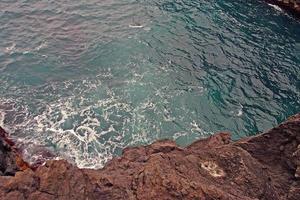 ursprünglich vulkanisch Landschaften von das Spanisch Insel von Lanzarote foto