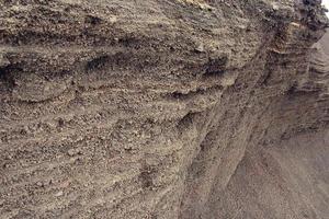 ursprünglich vulkanisch Landschaften von das Spanisch Insel von Lanzarote foto