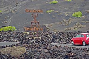 ursprünglich vulkanisch Landschaften von das Spanisch Insel von Lanzarote foto