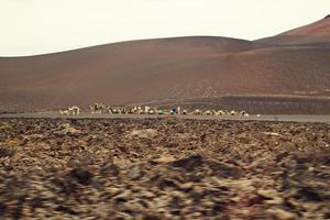 ursprünglich vulkanisch Landschaften von das Spanisch Insel von Lanzarote foto