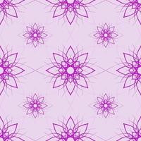 schön nahtlos Muster mit Blumen Illustration Hintergrund foto